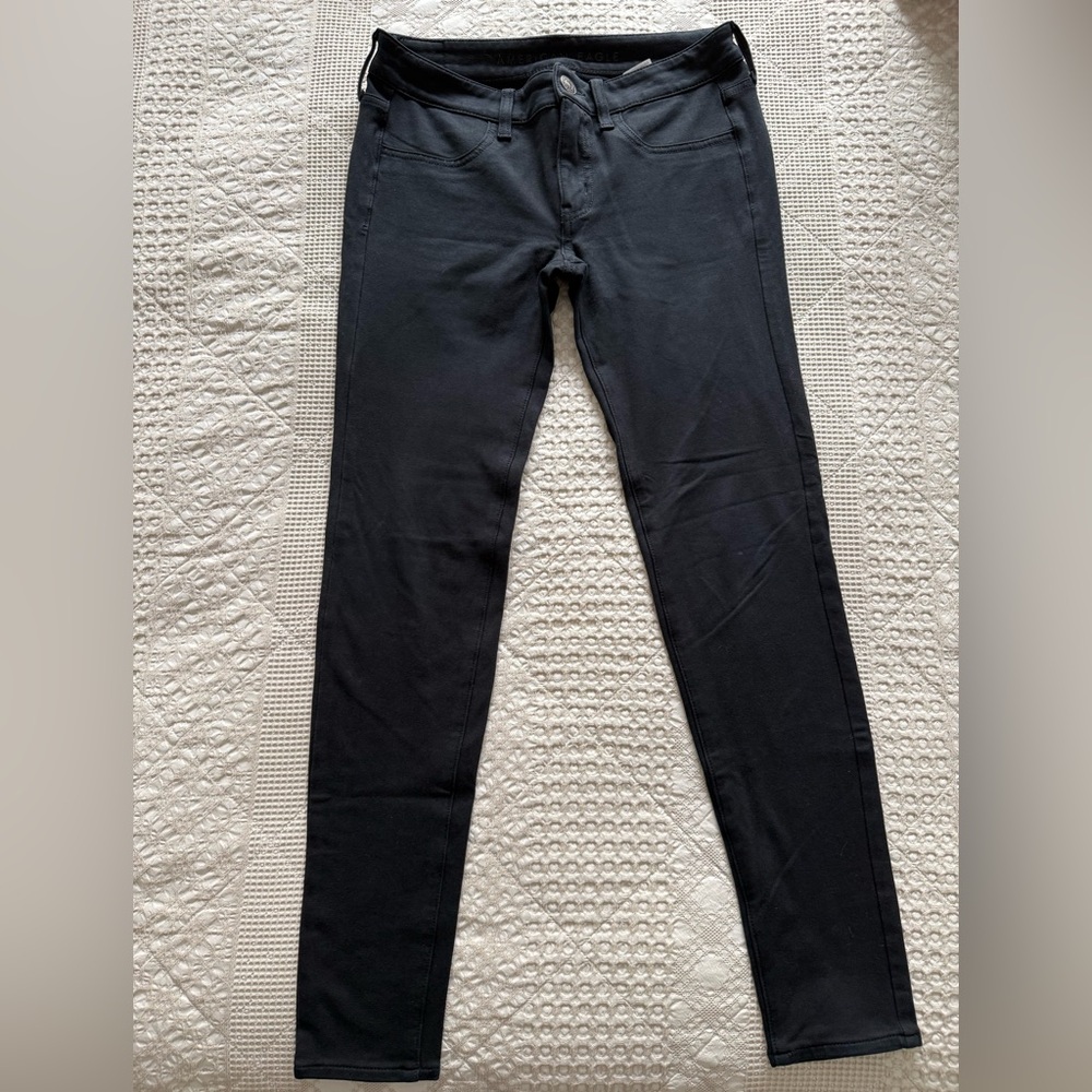 American Eagle Outfitters Women's Charcoal Stretch Jeggings